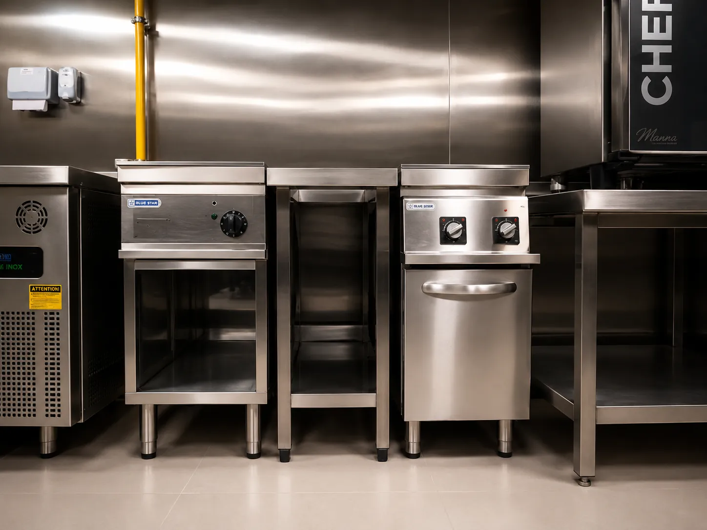 Royal Express flagship cloud kitchen equipment lineup, Dubai Investment Park