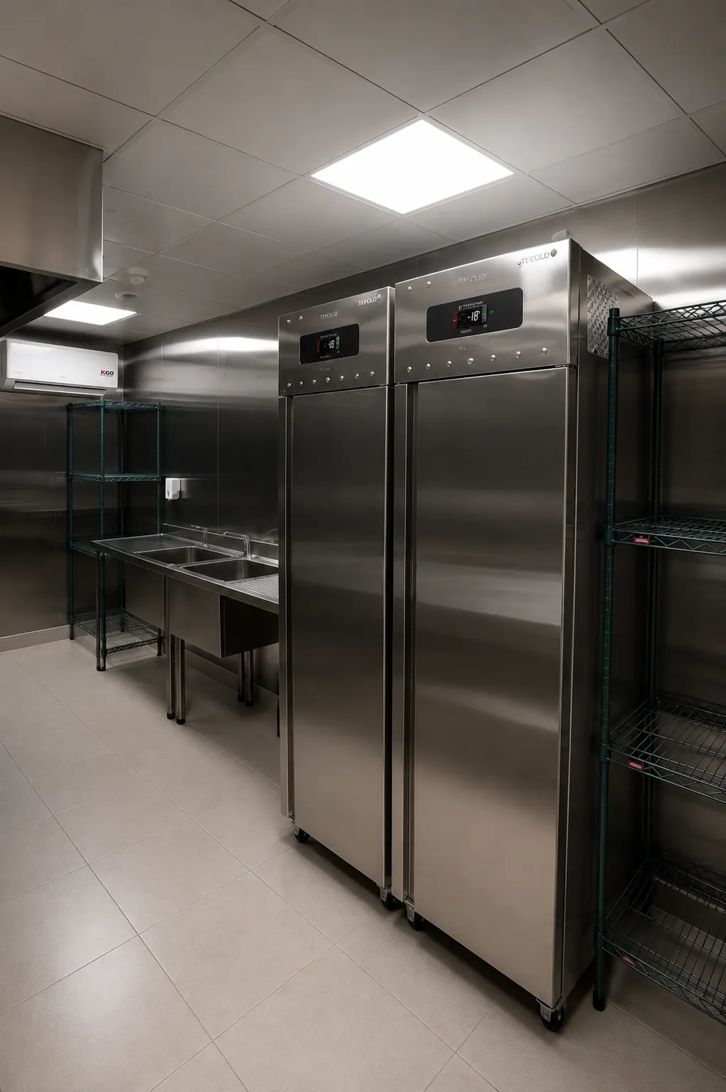 Royal Express DIP facility — Cold Storage · Upright Freezers